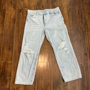 & Denim (H&M) Jeans : size 16R - straight leg / high waisted